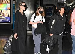 Angelina Jolie rarely shows her youngest daughter, Pax Thien poses as the eldest brother to protect her mother and sister