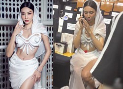 Thùy Tiên mặc sai dresscode dự sự kiện, biến sắc vì BTC nhắc nhở, CĐM chê thẳng thiếu chuyên nghiệp