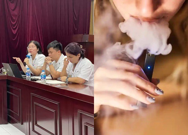 Vietnamese female streamer is psychotic because she smokes more than 1,000 electronic gases per day, a series of "denunciation" manifestations