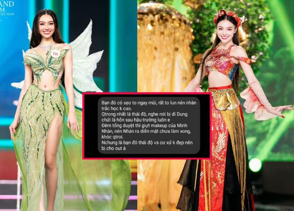 'Cô Tấm' Thùy Vi Miss Grand VN bị tố thái độ lồi lõm, chơi xấu bạn thi, chính chủ ra mặt phân bua