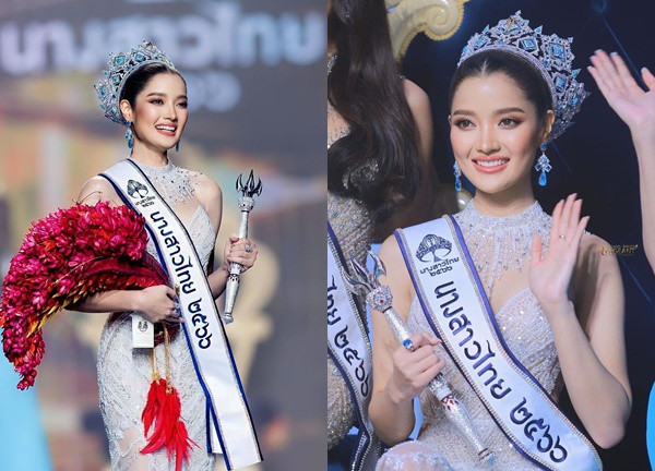 Miss Thailand lost the right to compete in Miss World, the same reason as Thanh Thuy, had to compete in the less prestigious pageant?