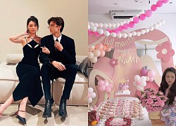 Lucie - Tuan Duong were "strong" at their first child's first month ceremony, fans shook their heads because they were too "loving foreigners"?