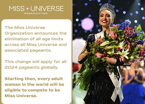 Miss Universe tháo bỏ quy định độ tuổi: Như vậy phụ nữ U40, 50 cũng có thể tham gia tranh tài?