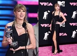 Taylor Swift tại VMAs: Trưng ra biểu cảm lạ khi Stray Kids biểu diễn, đại thắng gom cúp đến mỏi tay