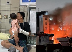 Mini apartment fire: Choking on the moment of life and death father holding 2-year-old child jumped from the 3rd floor to cross the "sea of fire"