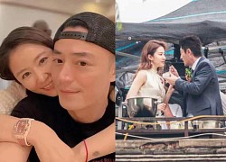 Huo Jianhua tried to "flatter" Lin Chen after being tossed a love moment with his female co-star