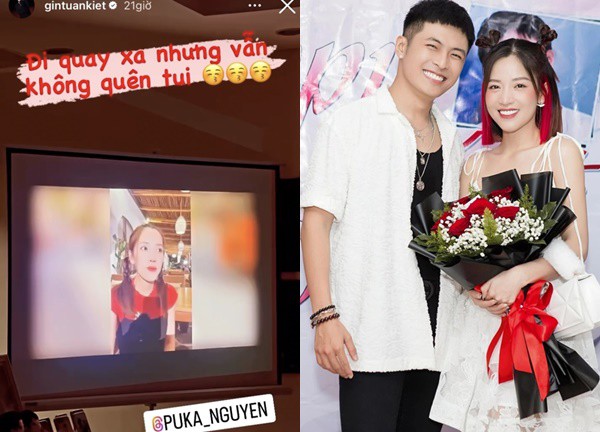 Gin Tuan Kiet works far away, happy when Puka does something special, his fiancée "blames" herself