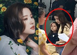 Liu Yifei's "drinking daughter" is revealed, her pretty appearance causes a fever, the visuals of mother and daughter light up the frame