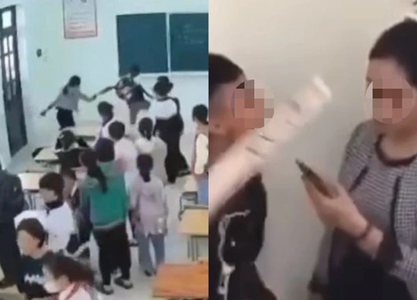 Slippers were thrown in the face by students, the teacher was disciplined, the principal was rotated