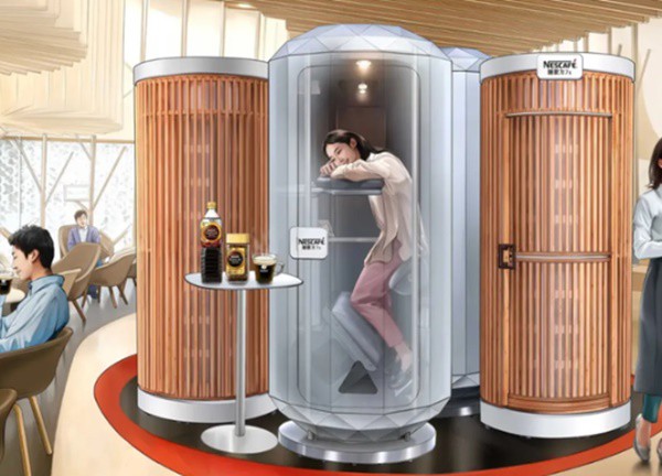 Độc đáo buồng ngủ lấy cảm hứng từ thói quen 'ngủ đứng' của hươu cao cổ