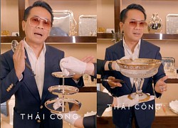 Thai Cong played shockingly opened the dish shop, stunned with the price of hundreds of millions