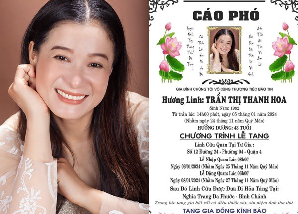 Thông tin tang lễ của "Thanh Sói" Thanh Hoa: Hé lộ thời gian và địa điểm, linh cữu được hỏa táng