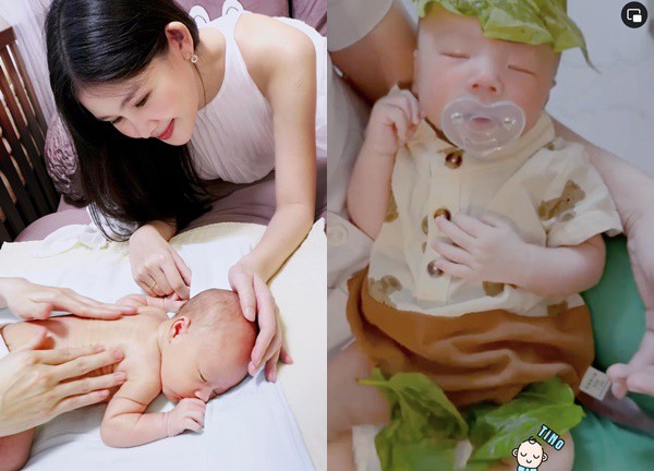 Nhóc tỳ gần 1 tháng tuổi, Lê Âu Ngân Anh hào hứng khoe tương tác đặc biệt của con