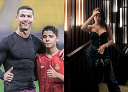 Con trai Ronaldo gây sốt với cú sút thần sầu, mẹ kế flex trang sức trăm tỷ