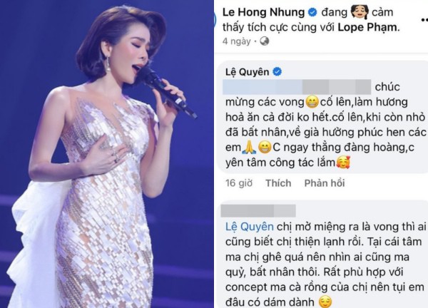 Lệ Quyên đi hát hậu náo loạn trang cá nhân Hồng Nhung, khán giả phản ứng ra sao?