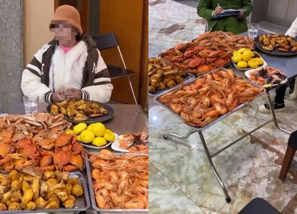 Hà Nội: Đi ăn buffet hải sản, lúc về "đút túi" thêm 10kg, giải thích lý do vô lý