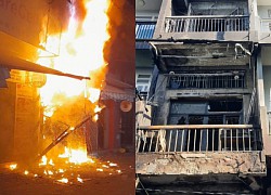 HCMC: A hair salon burned fiercely at midnight, five people climbed through a neighbor's house to escape