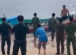 Nữ du khách bị lật SUP được cứu sống sau một đêm trôi trên biển Phú Quý