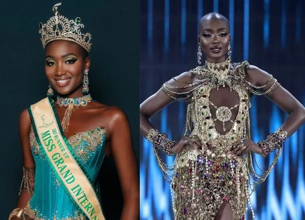 Safiétou Kabengele: Á hậu 3 đầu trọc, có màn lột tóc giả chấn động Miss Grand