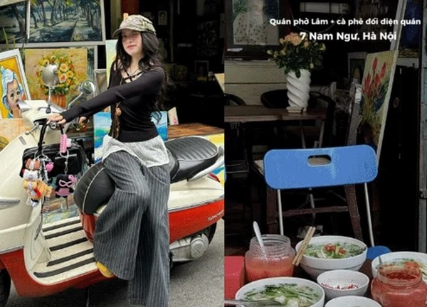 Quán phở có view "nghệ" nhất Hà Nội gây sốt trên MXH, vừa ăn phở vừa có ảnh thu mang về