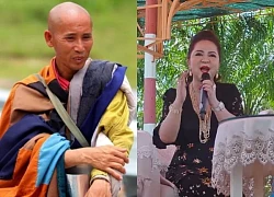 How did Venerable Thich Minh Tue react when Ms. Phuong Hang called him out on livestream?