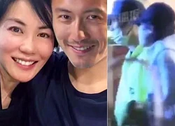 Nicholas Tse - Faye Wong embrace each other in the middle of the street, holding hands to publicly show affection