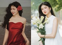 Cinderella "shows off her figure" and bare shoulders on the beach, with her mother as the photographer, Nang Mo is embarrassed.