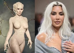 Kim Kardashian hoá cá sấu bạch tạng, gu thời trang chất, nhìn tủ đồ mà choáng