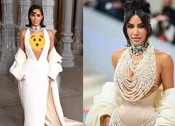 Kim Kardashian "ăn gạch" với phụ kiện khó coi, đeo vòng công nương thiếu tinh tế