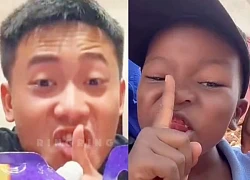 Quang Linh - Loi Con caught the trend of babies saying "hold" to shock the internet, surpassing the original