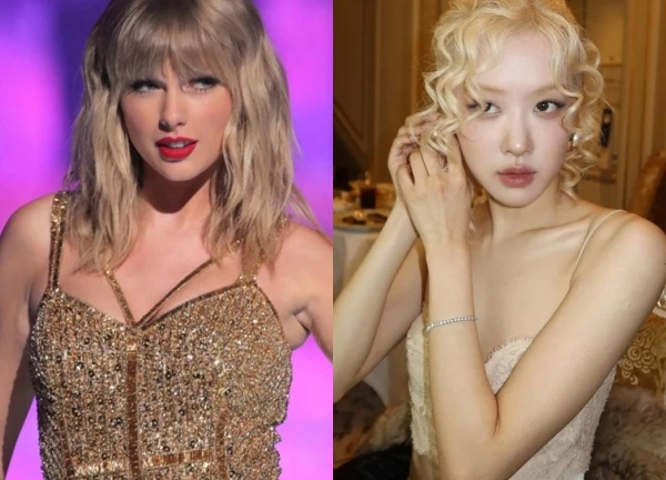 Taylor Swift was suddenly "dug up" in a photo 2 years ago, related to Rosé and 1 female star