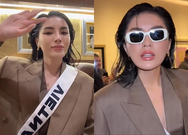 Miss Universe 2024: Kỳ Duyên đơ trước PV quốc tế, "chuồn" gấp khi bị đặt câu hỏi