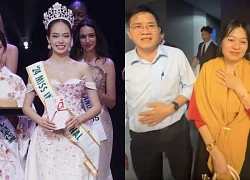 Thanh Thuy's father had a health problem, said something emotional when his daughter was crowned