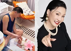 Quang Minh and his young wife 'pamper' their son, 'annoy' Hong Dao, netizens are upset?