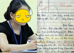 The teacher got angry and gave the student a score of 0 with harsh comments because the male student wrote a shocking essay.