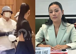 The main wife of Nam Thu case returns, exposing her husband accompanying the actress to the event?