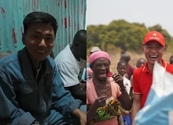 Khoai Lang Thang visits African slums, admires Quang Linh for one thing