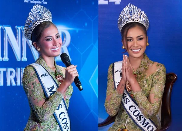 Miss Cosmo 2024 - Tata về nước, xúc động bật khóc, Bộ trưởng Bộ Du lịch đón chào