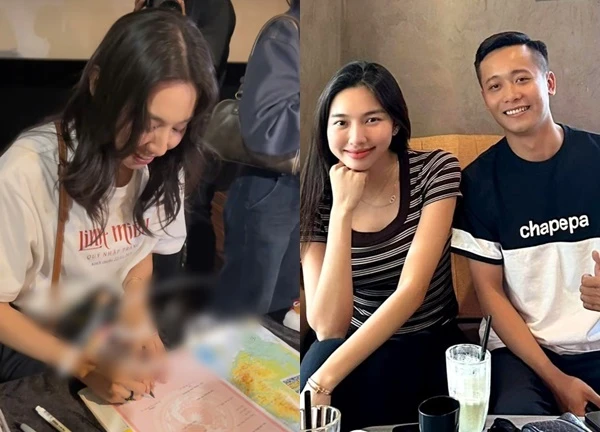 Thuy Tien publicly signed the marriage certificate after the movie won big, "cut off" with Quang Linh