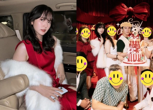Hải Tú như phu nhân tổng tài, lộ diện cùng Sơn Tùng trong sự kiện của công ty