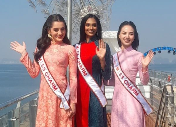 Top 3 Miss Charm quảng bá Việt Nam, tân Hoa hậu người Malaysia choáng ngợp