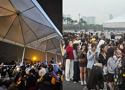 Brother Concert in Hanoi: Fans swing the fence to keep their seats, 4 a.m. "screaming" in front of the stadium