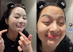 Gam Kami filmed a clip removing makeup, revealing her bare face, shocking after publicly announcing her same-sex relationship