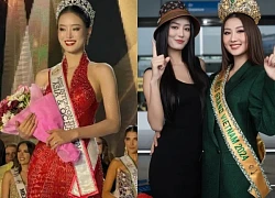 Khanh Linh won the 3rd runner-up title of Miss Intercontinental with a secondary prize, Que Anh was embarrassed