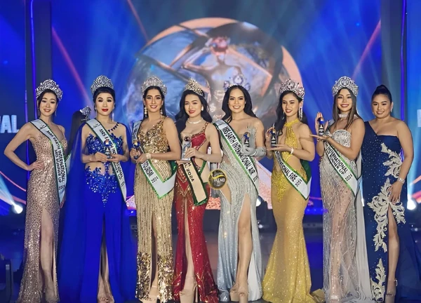 Vũ Thị Hoa đánh bại dàn "ngựa chiến" quốc tế, đăng quang Mrs Earth International