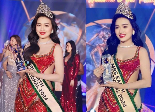 Vũ Thị Hoa: Nữ MC đăng quang Mrs Earth International 2024, rạng danh Việt Nam