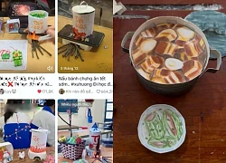 Đu trend nấu bánh chưng giấy: Gen Z đổ xô đón tết dù...mùa giáng sinh chưa qua