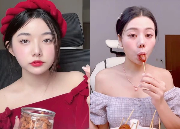 Tiên nữ mukbang "bóng gió" hot girl đạo nhái, thu hút hơn 11 nghìn lượt theo dõi