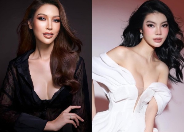 Rival Tuong San at Miss Transgender rolled onto the floor as she was named crowned