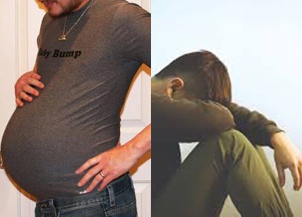 The man carries a "pregnant" belly from birth, after many years gives birth to a 9 kg "baby"